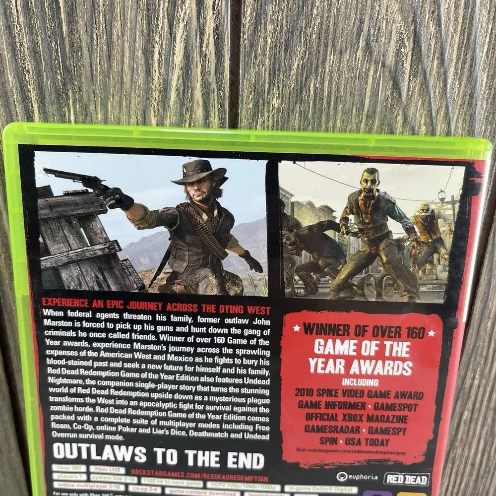 Red Dead Redemption: Game of the Year Edition - Xbox 360 Tested Working